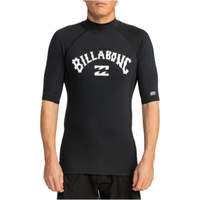 Mens Logo Surf Short Sleeve Rash Vest
